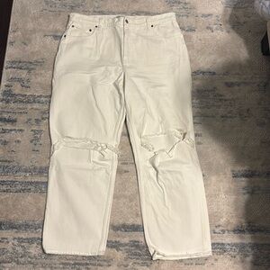 Abercrombie 90s straight ultra high rise Jean Size:33s